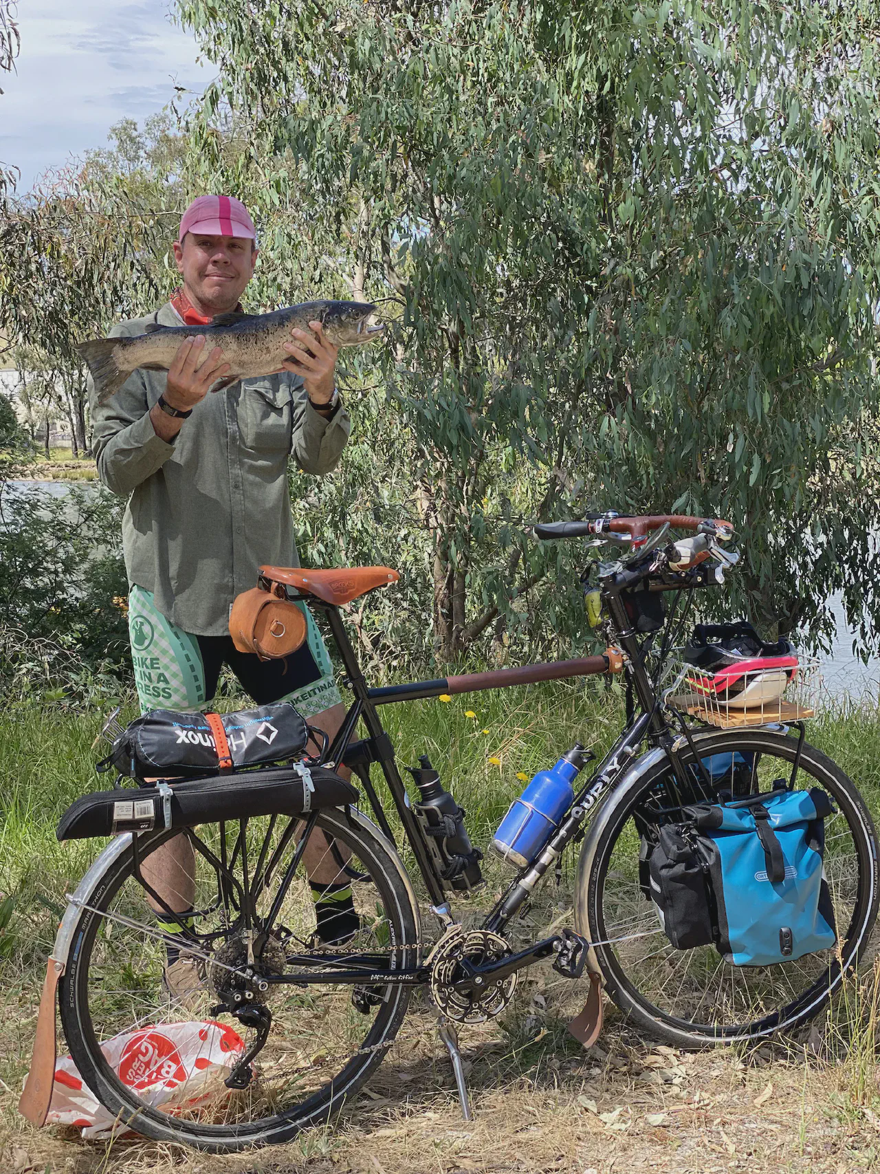 A great day&rsquo;s bike fishing finished with a great fish