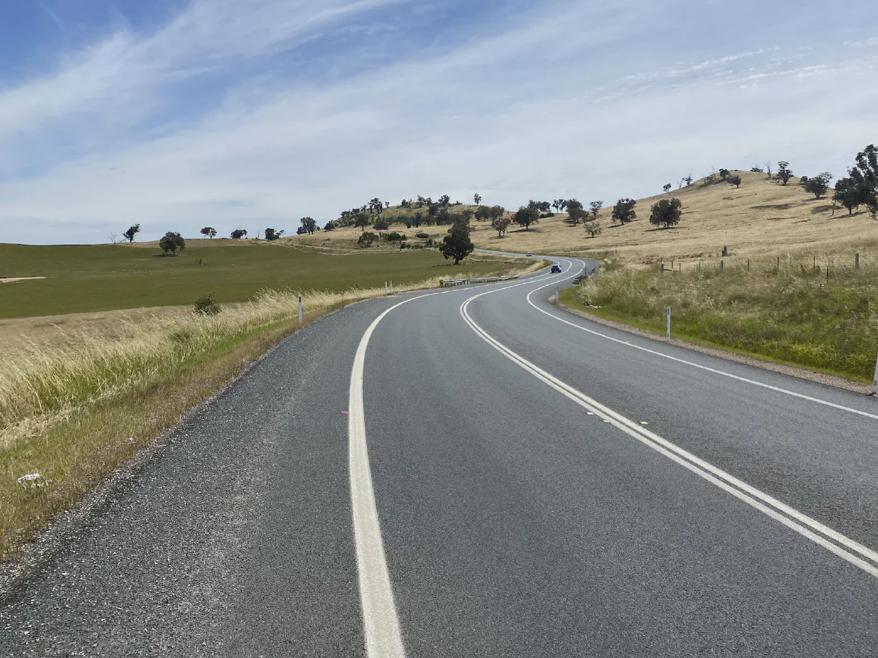 The road back to Albury