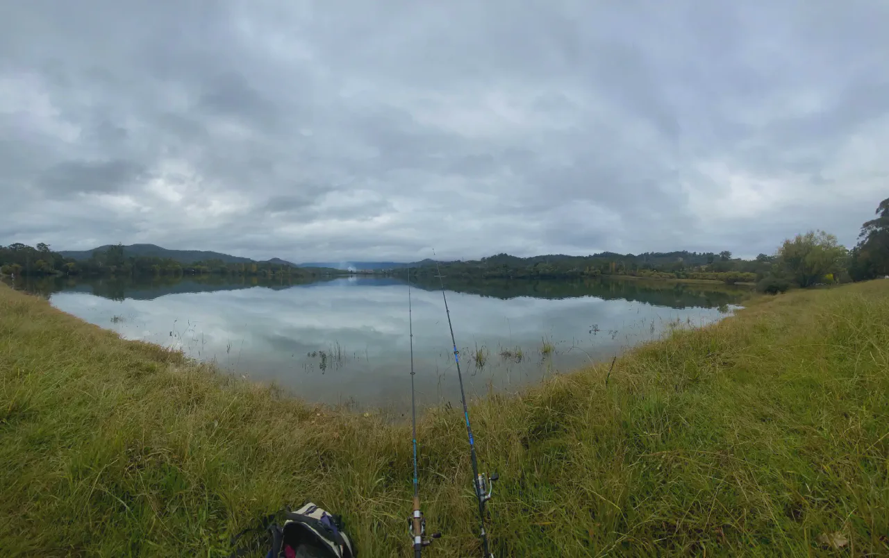 Fishing at the Eildon Pondage