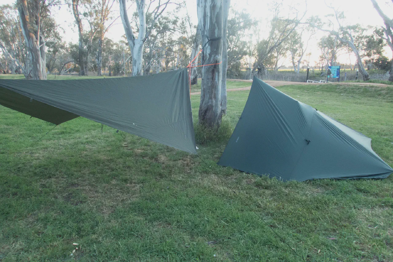 Tarps are lightweight and very adaptable shelters, perfect for bike touring