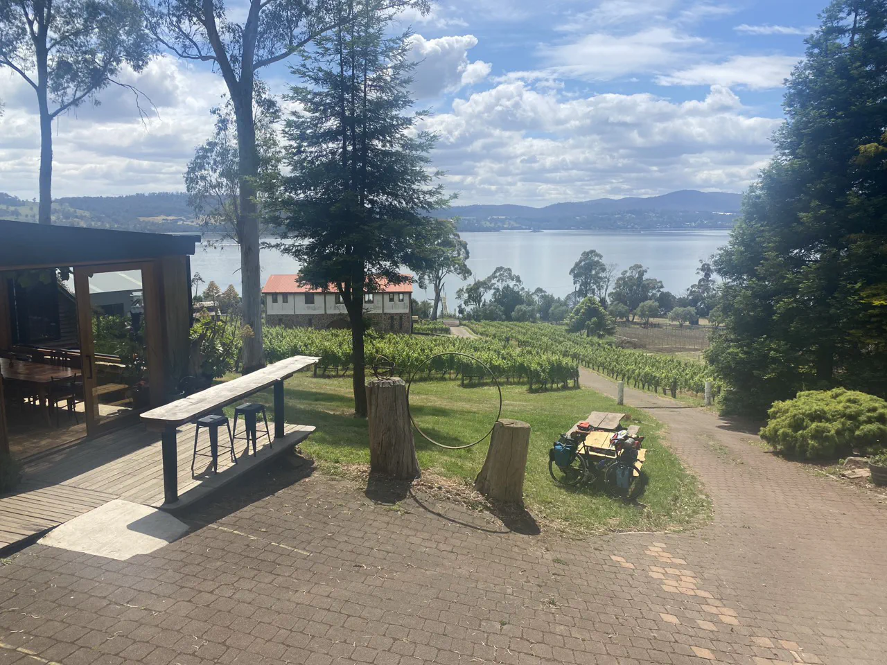 Nice views from the cellar door