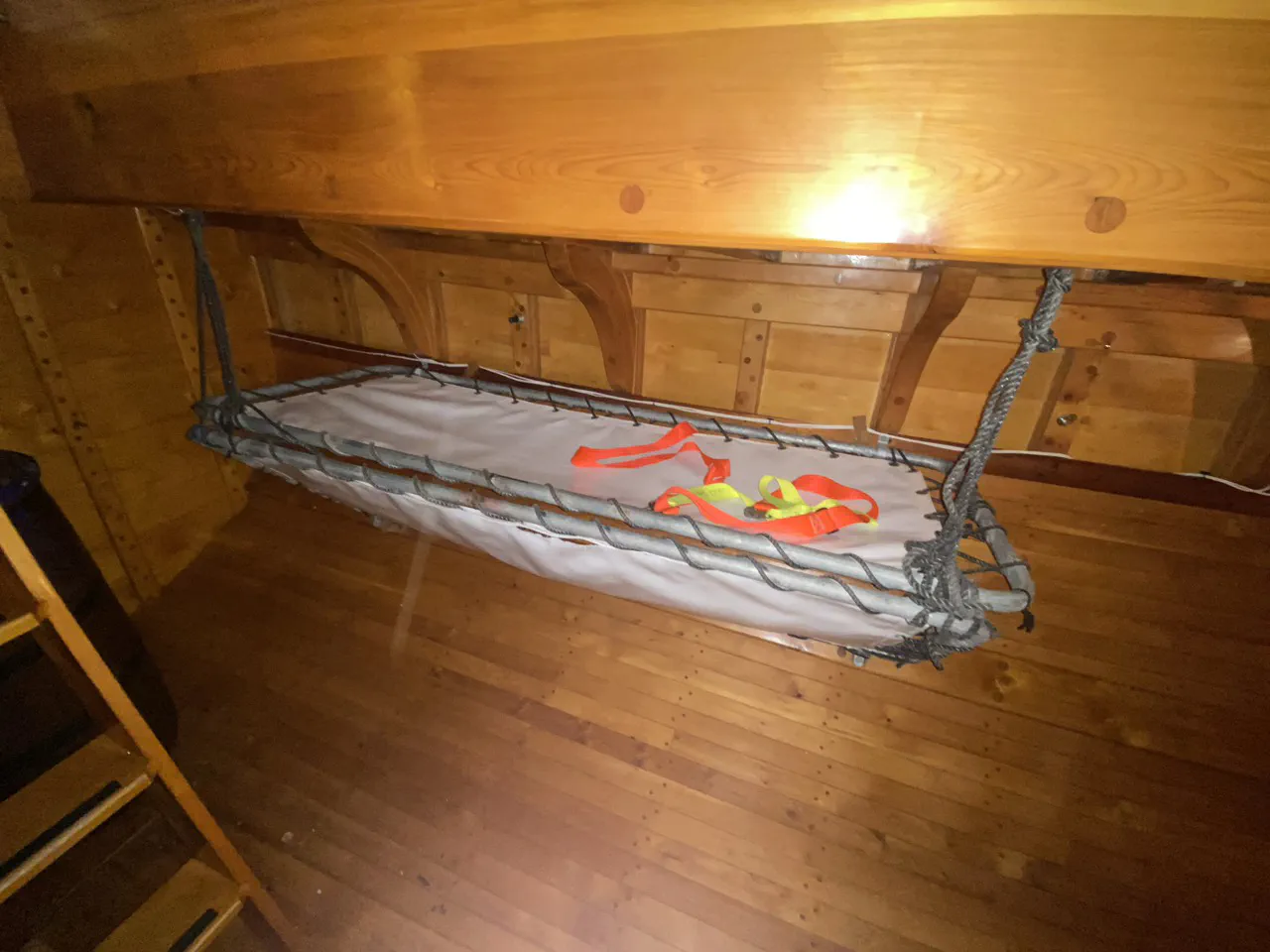 A comfortable bed