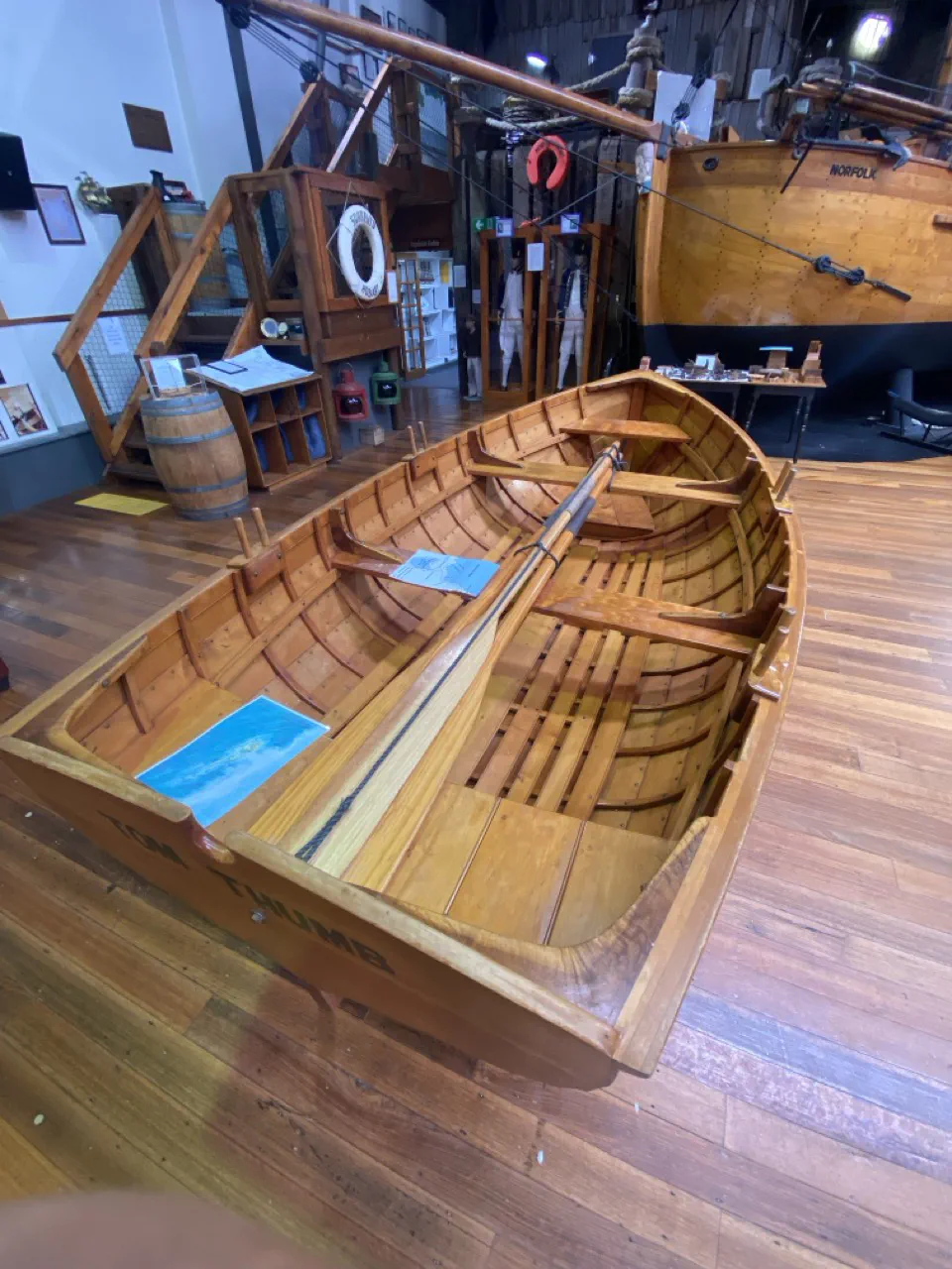 I just love beautiful old wooden boats like this one: Tom Thumb