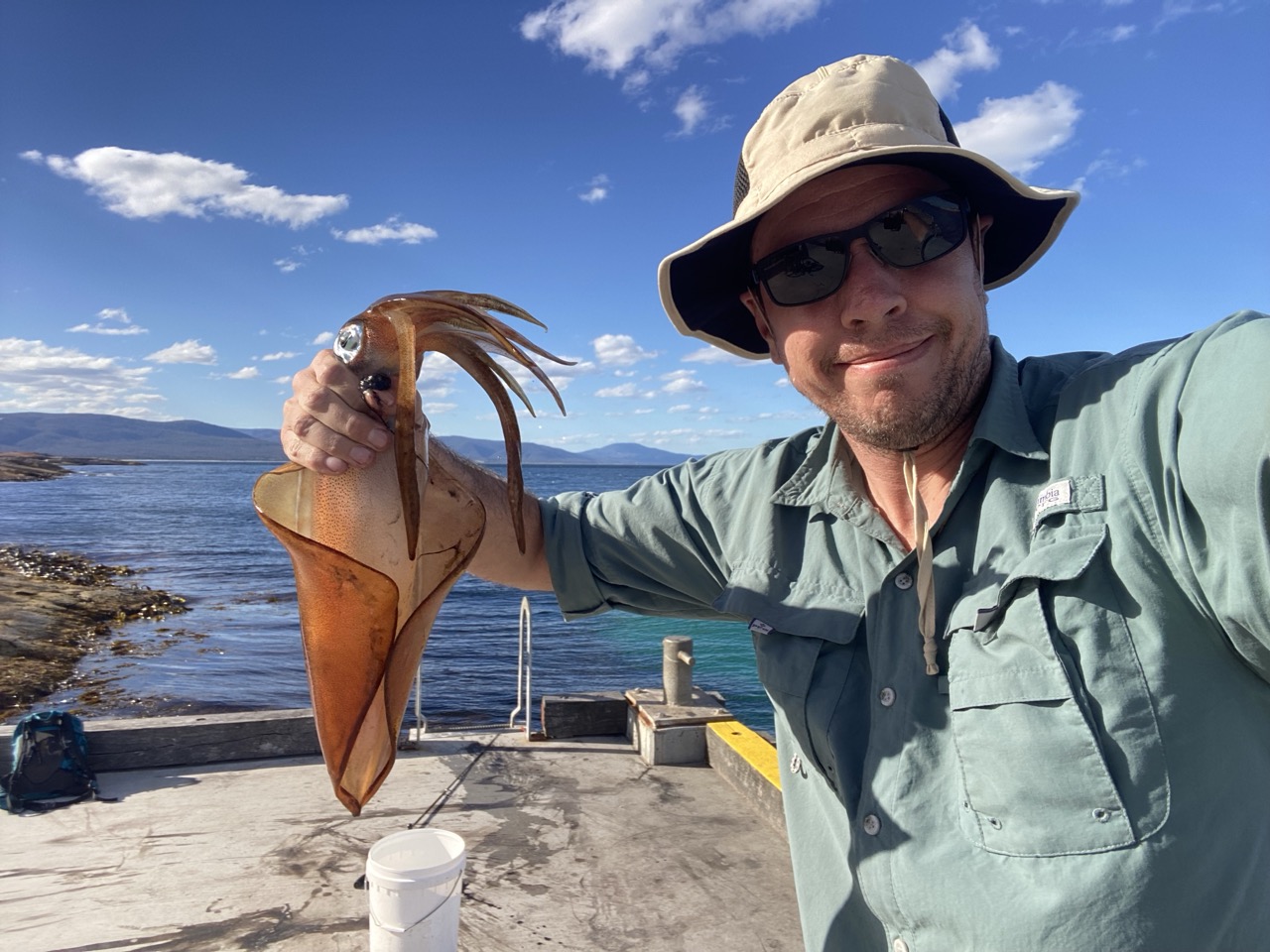 A nice big squid for dinner from The Gulch